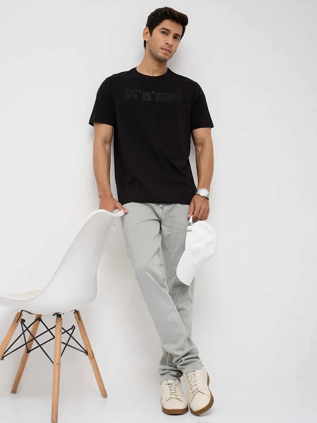 Men Nico Jeans Slim Fit Grey Low Rise