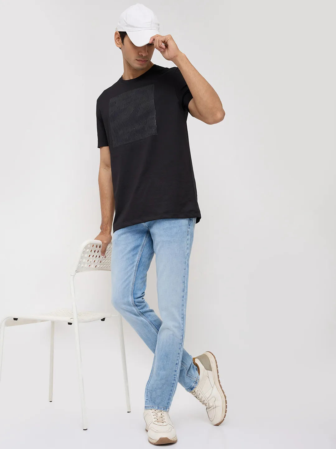 Men Nico Jeans Slim Fit Light Blue Low Rise