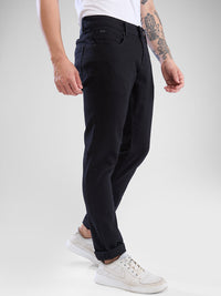 Men Kano Jeans Slim Fit Black Low Rise