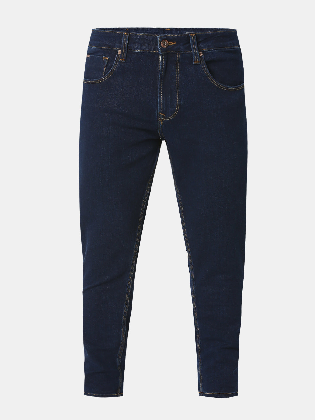 Men Kano Jeans Slim Fit Blue Low Rise