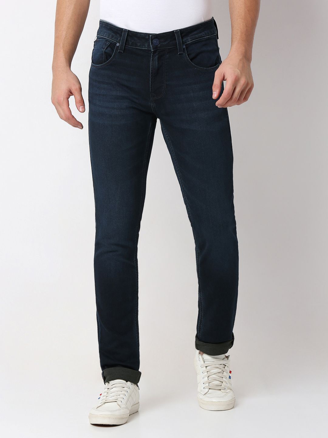 Men Nico Jeans Skinny Fit Blue Low Rise