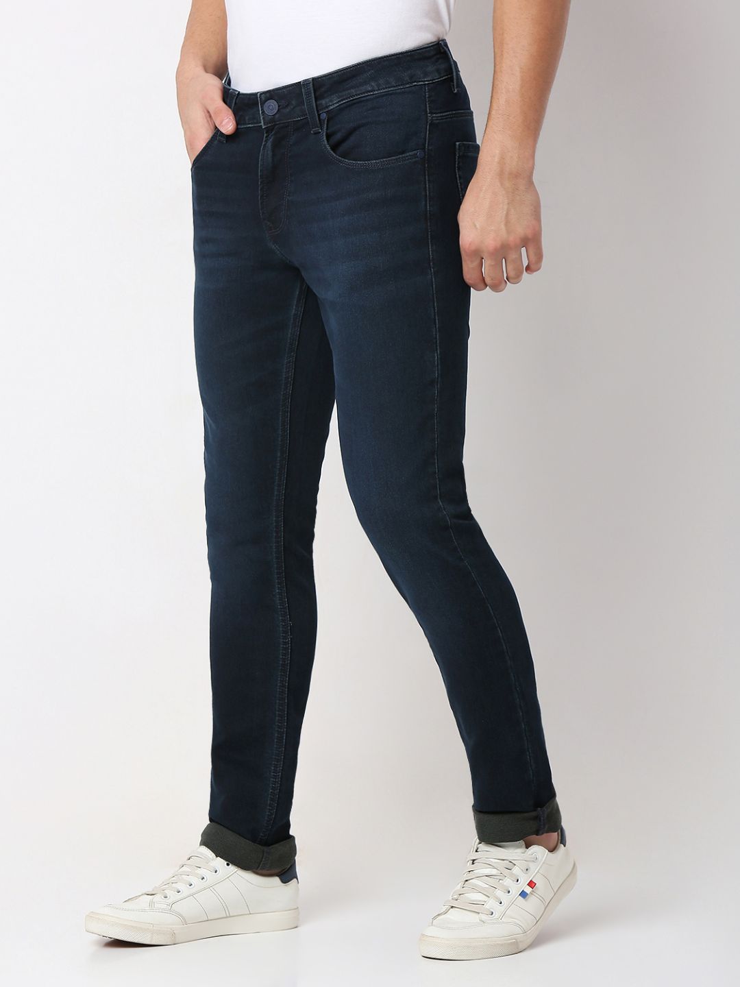 Men Nico Jeans Skinny Fit Blue Low Rise