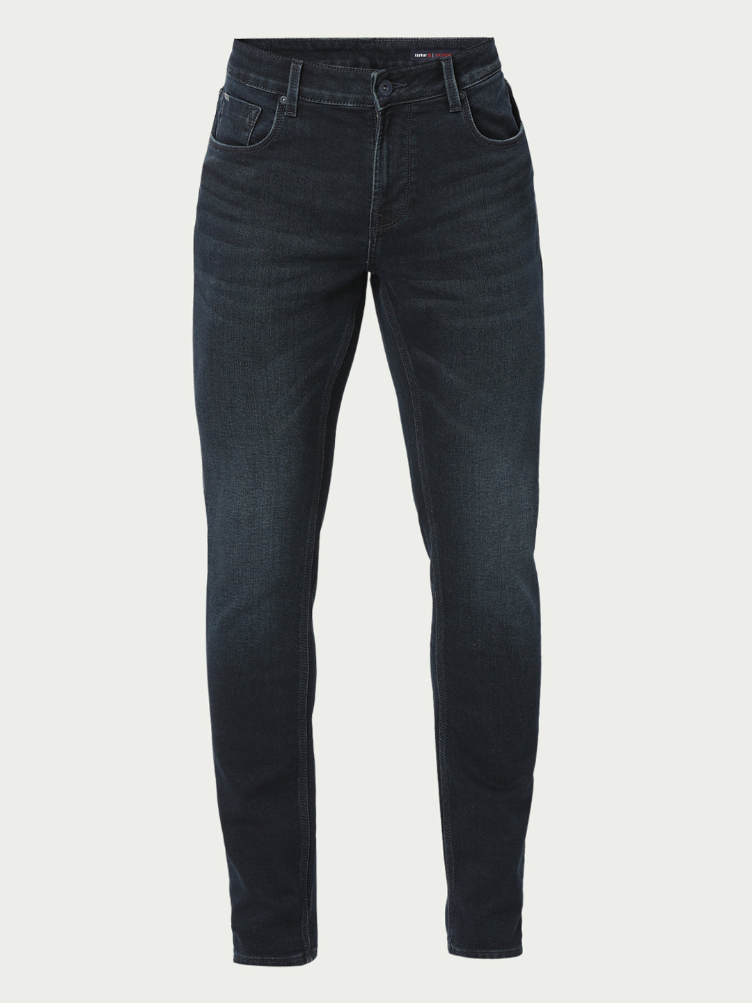 Spykar Slim Fit Low-Rise Light Fade Stretchable Jeans For Men