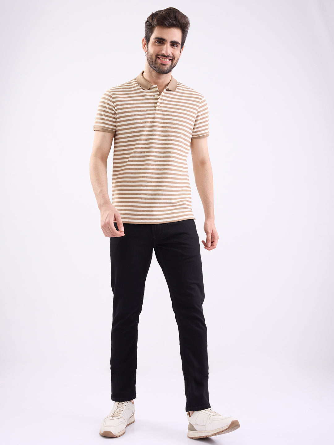 Spykar Black Low Rise Slim Fit Casual Jeans For Men
