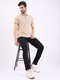 Men Jeans Slim Fit Black Low Rise