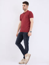 Men Jeans Slim Fit Black Low Rise