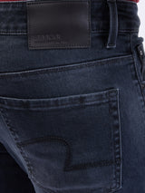 Men Jeans Slim Fit Black Low Rise