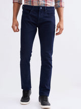 Men Jeans Slim Fit Blue Low Rise