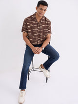 Men Jeans Slim Fit Dark Blue Low Rise