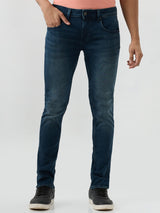 Men Kano Jeans Slim Fit Grey Low Rise