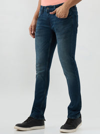 Men Kano Jeans Slim Fit Grey Low Rise