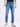 Men Jeans Slim Fit Light Blue Low Rise