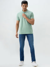 Men Kano Jeans Slim Fit Blue Low Rise