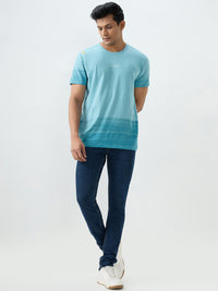 Men Kano Jeans Slim Fit Blue Low Rise