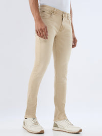 Men Kano Jeans Slim Fit Sand Low Rise