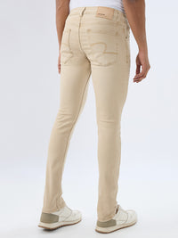 Men Kano Jeans Slim Fit Sand Low Rise