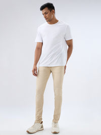 Men Kano Jeans Slim Fit Sand Low Rise