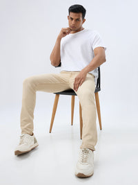 Men Kano Jeans Slim Fit Sand Low Rise