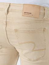 Men Kano Jeans Slim Fit Sand Low Rise