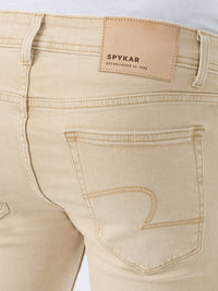 Men Kano Jeans Slim Fit Sand Low Rise