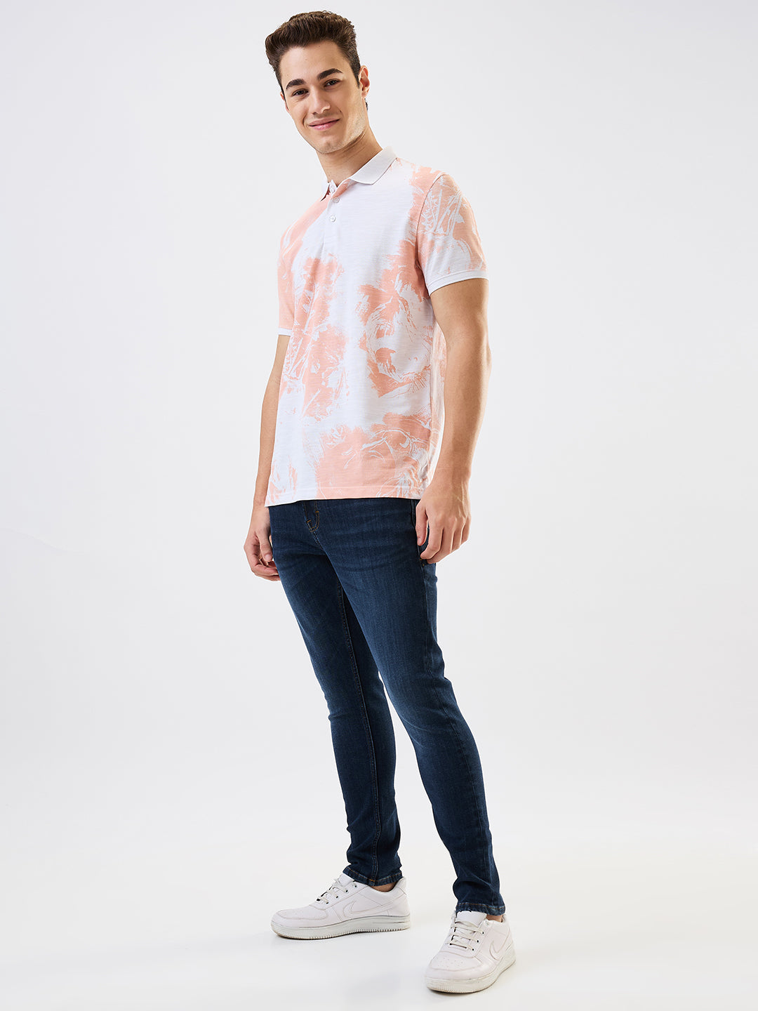 Spykar Slim Fit Low Rise Cotton Jeans For Men