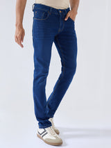 Men Diego Jeans Super Slim Fit Dark Blue Low Rise