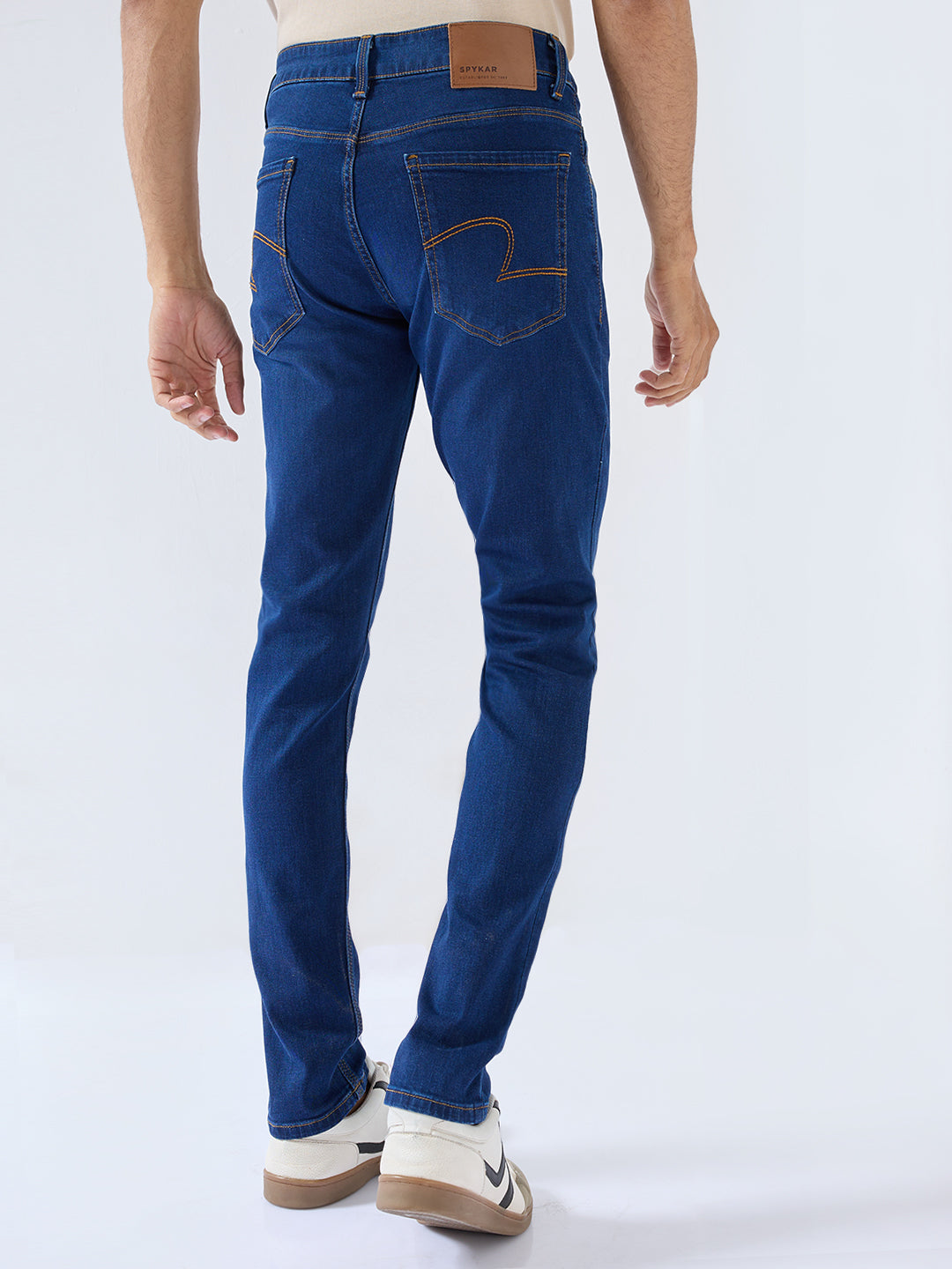 Men Diego Jeans Super Slim Fit Dark Blue Low Rise