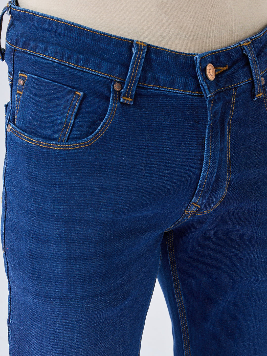 Men Diego Jeans Super Slim Fit Dark Blue Low Rise