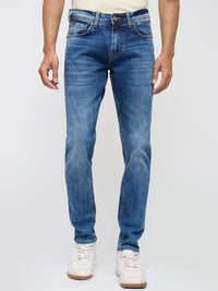 Men Diego Jeans Super Slim Fit Mid Blue Low Rise