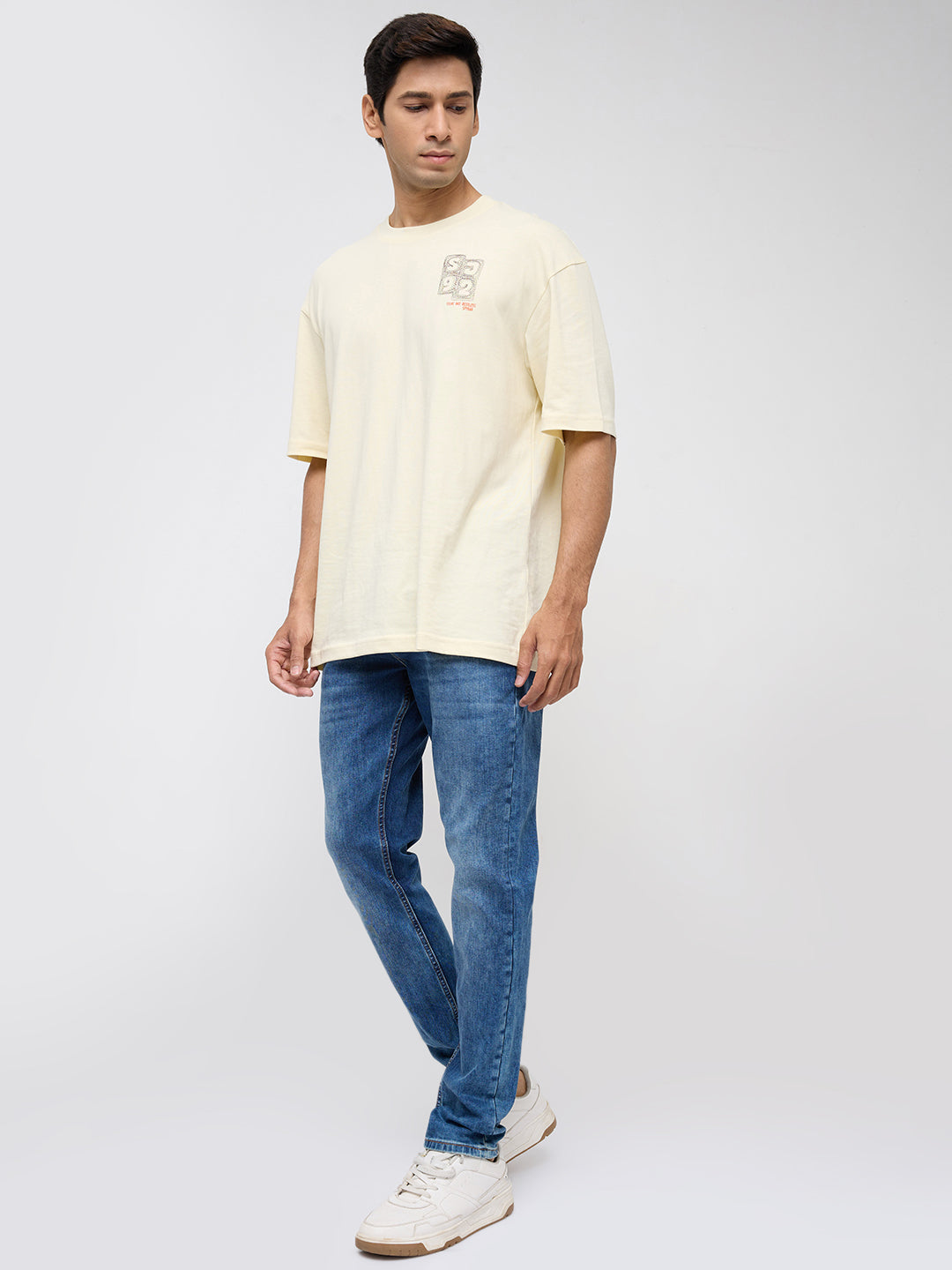 Men Diego Jeans Super Slim Fit Mid Blue Low Rise