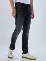 Men Diego Jeans Super Slim Fit Black Low Rise