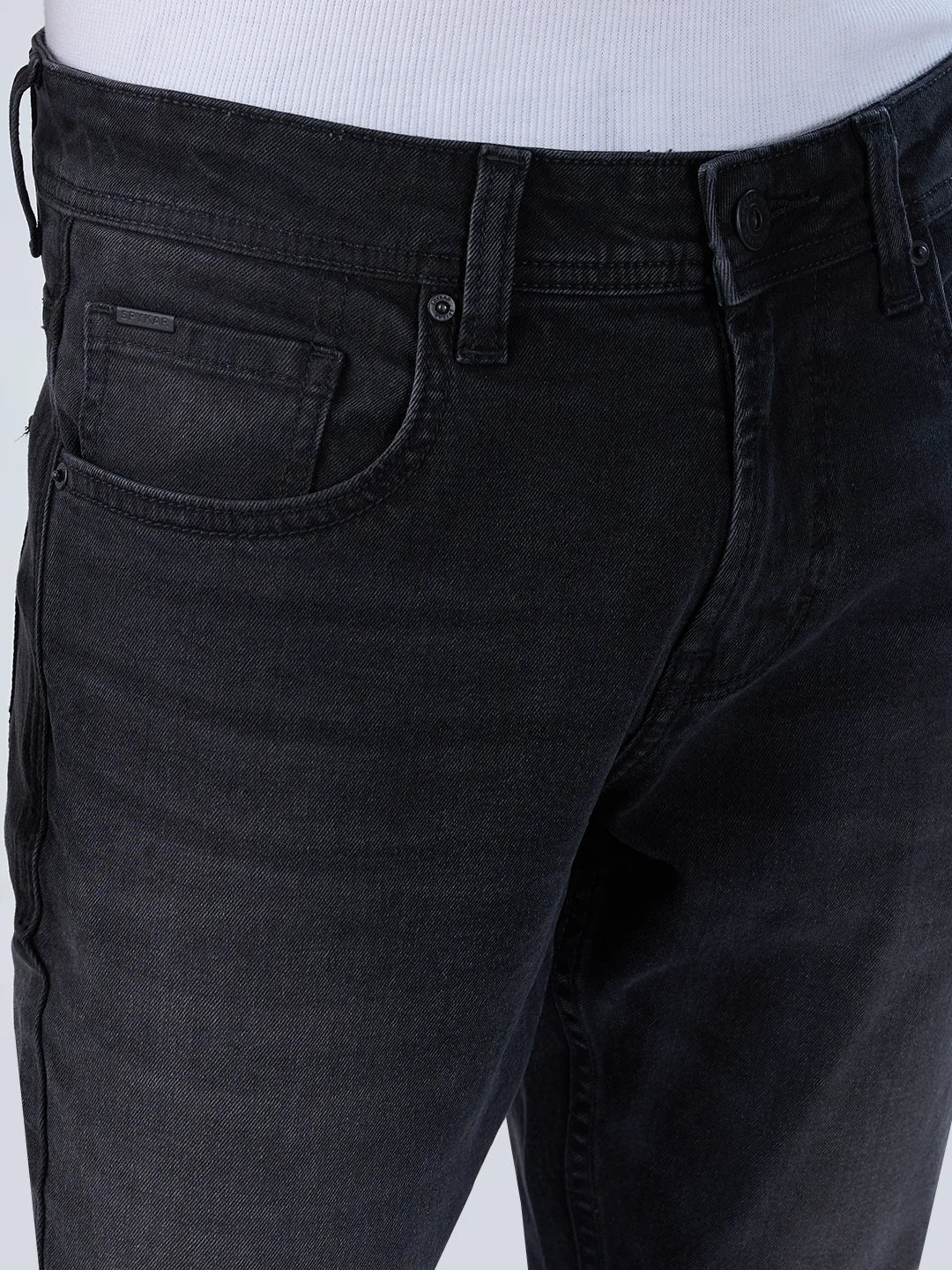 Men Diego Jeans Super Slim Fit Black Low Rise