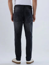 Men Diego Jeans Super Slim Fit Black Low Rise
