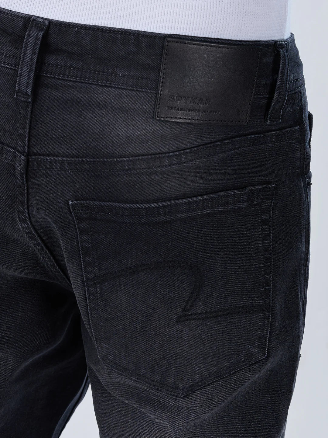Men Diego Jeans Super Slim Fit Black Low Rise