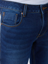 Men Diego Jeans Super Slim Fit Dark Blue Low Rise