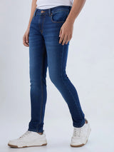 Men Diego Jeans Super Slim Fit Dark Blue Low Rise