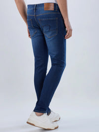 Men Diego Jeans Super Slim Fit Dark Blue Low Rise