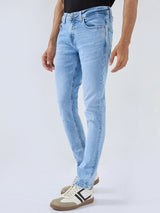 Men Diego Jeans Super Slim Fit Light Blue Low Rise
