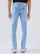 Men Diego Jeans Super Slim Fit Light Blue Low Rise