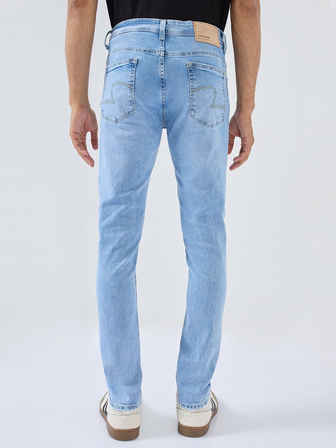 Men Diego Jeans Super Slim Fit Light Blue Low Rise