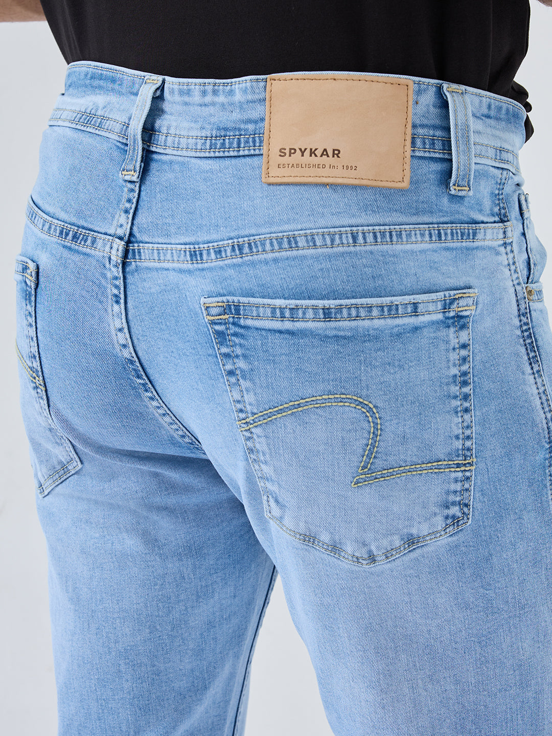 Men Diego Jeans Super Slim Fit Light Blue Low Rise