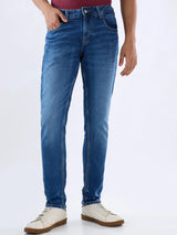 Men Diego Jeans Super Slim Fit Mid Blue Low Rise