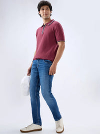 Men Diego Jeans Super Slim Fit Mid Blue Low Rise