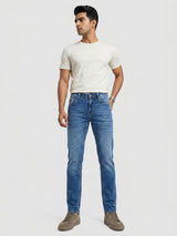 Men Diego Jeans Super Slim Fit Mid Blue Low Rise