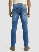 Men Diego Jeans Super Slim Fit Mid Blue Low Rise
