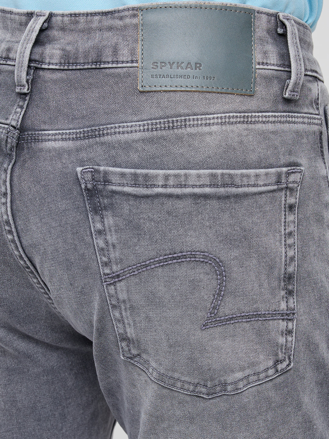 Men Diego Jeans Super Slim Fit Mid Grey Low Rise