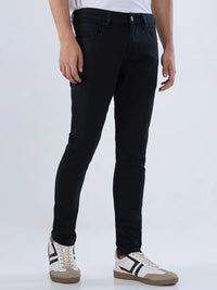 Men Diego Jeans Super Slim Fit Black Low Rise