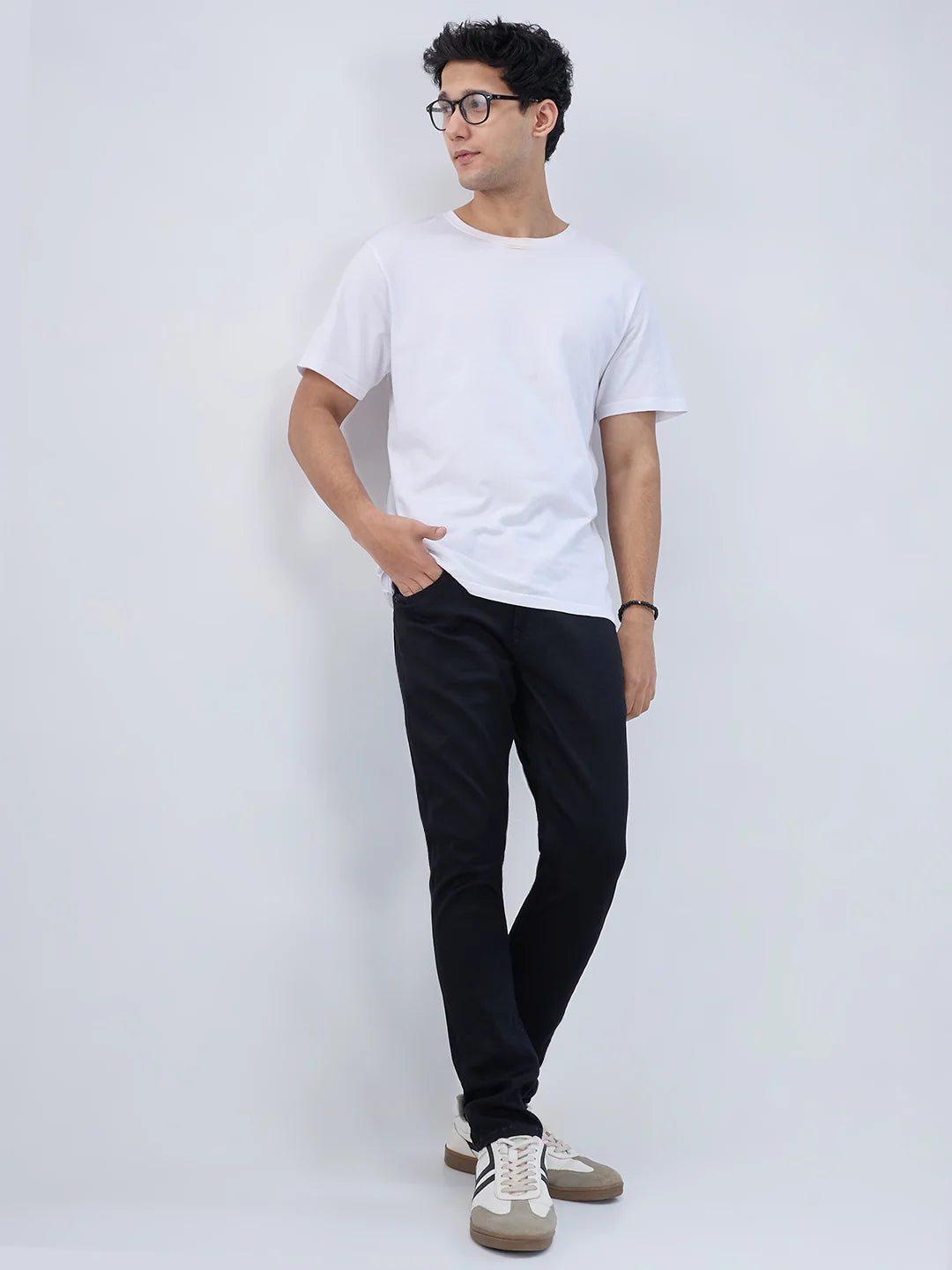 Men Diego Jeans Super Slim Fit Black Low Rise