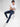 Men Kano Jeans Slim Fit Dark Blue Low Rise