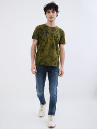 Men Jeans Slim Fit Grey Low Rise